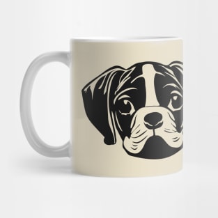 Boxer dog face Mug